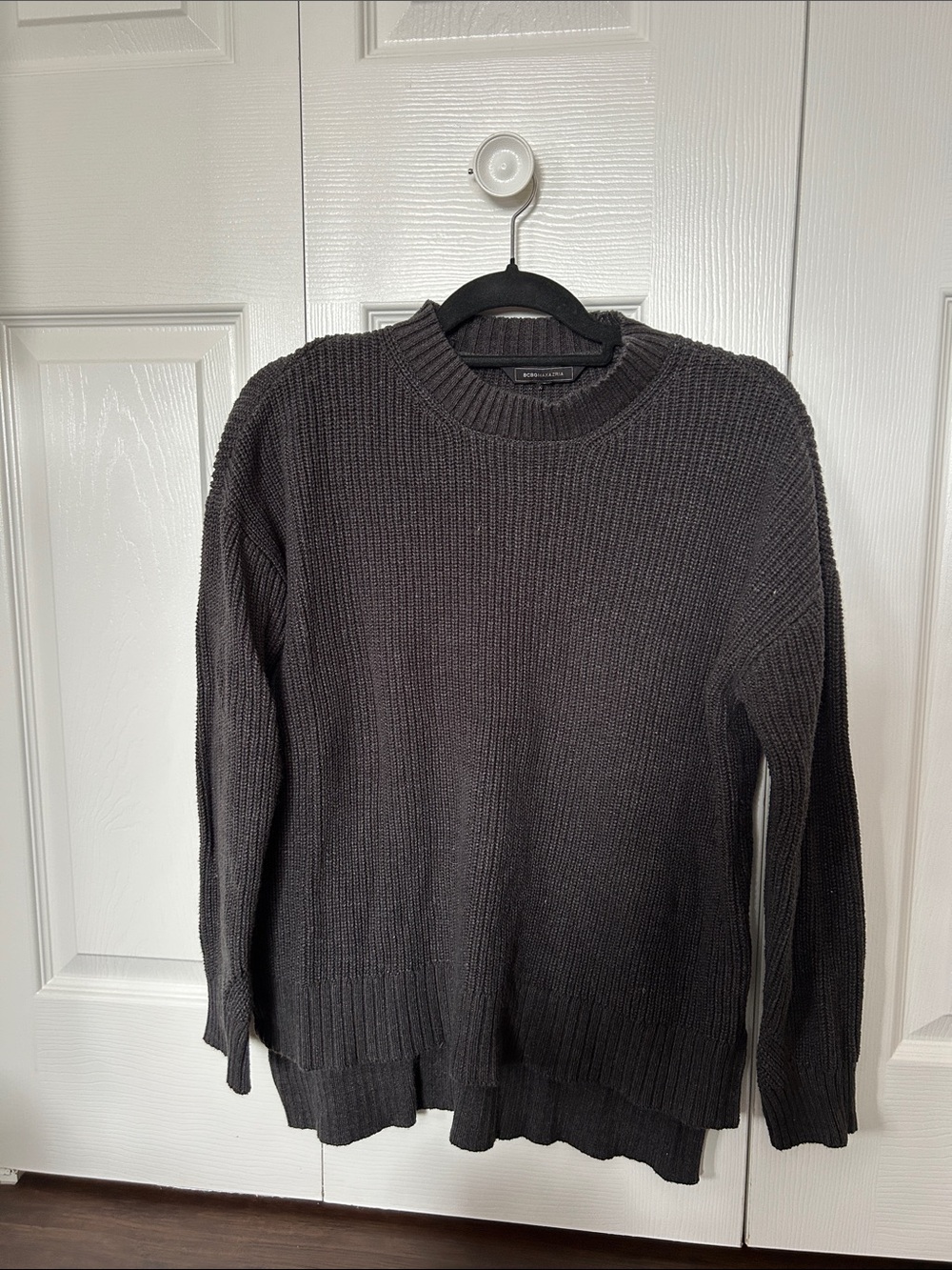 Dark Grey Cotton Sweater